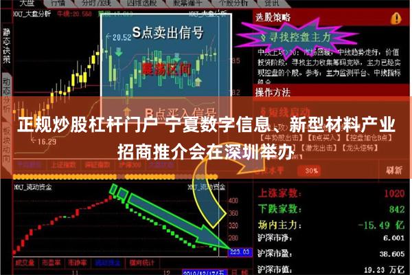 正规炒股杠杆门户 宁夏数字信息、新型材料产业招商推介会在深圳举办