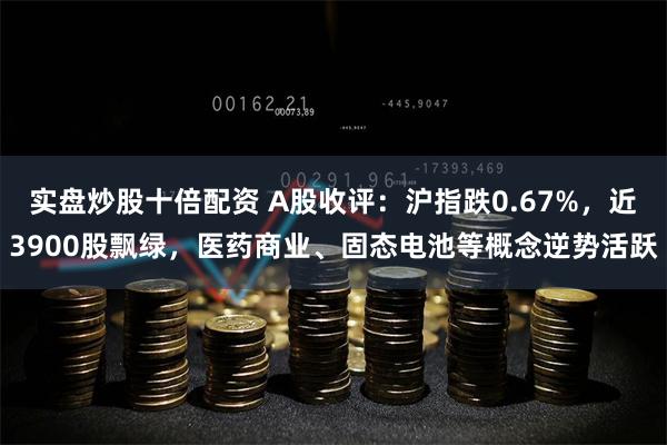 实盘炒股十倍配资 A股收评：沪指跌0.67%，近3900股飘